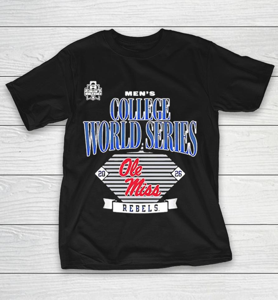 Ole Miss Rebels Mens College World Series 2026 Diamond Shirts 1 Ole Miss Rebels Mens College World Series 2026 Diamond Shirts