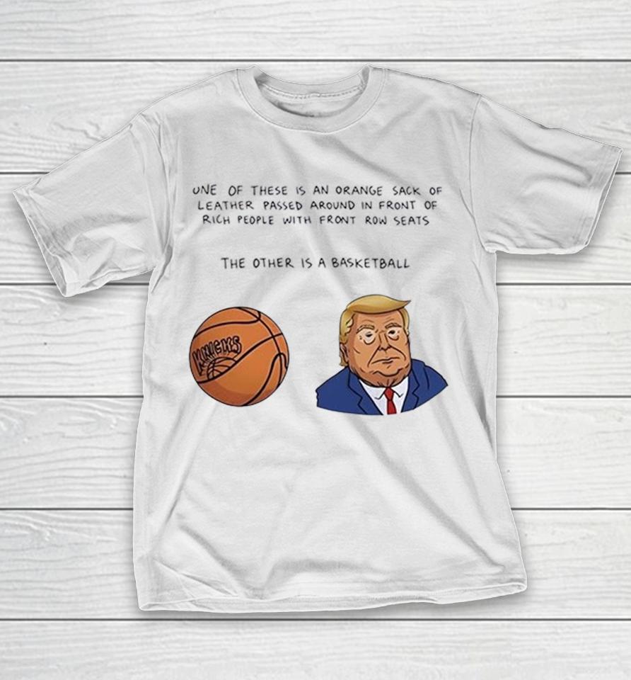 Orange Sack Of Leather Versus Basketball Trump Knicks Political Humor Shirts 1 Orange Sack Of Leather Versus Basketball Trump Knicks Political Humor Shirts