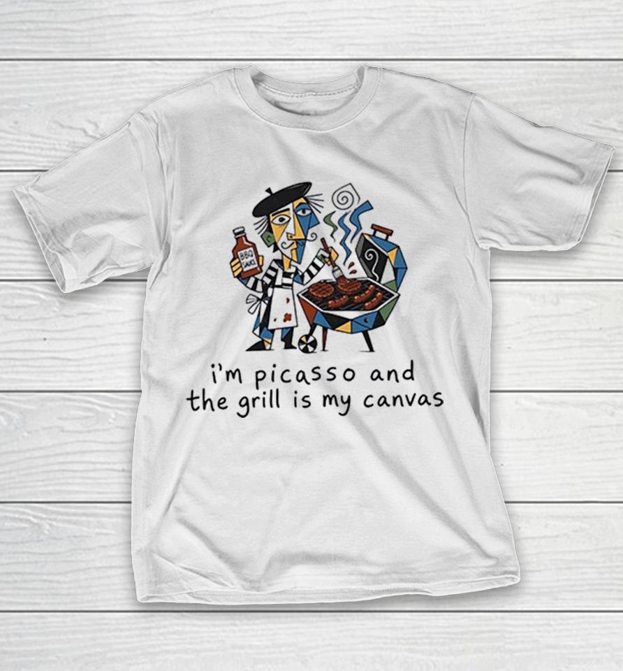 Pablo Picasso I’m Picasso And The Grill Is My Canvas Artist Bbq Sauce Shirts 1 Pablo Picasso I’m Picasso And The Grill Is My Canvas Artist Bbq Sauce Shirts