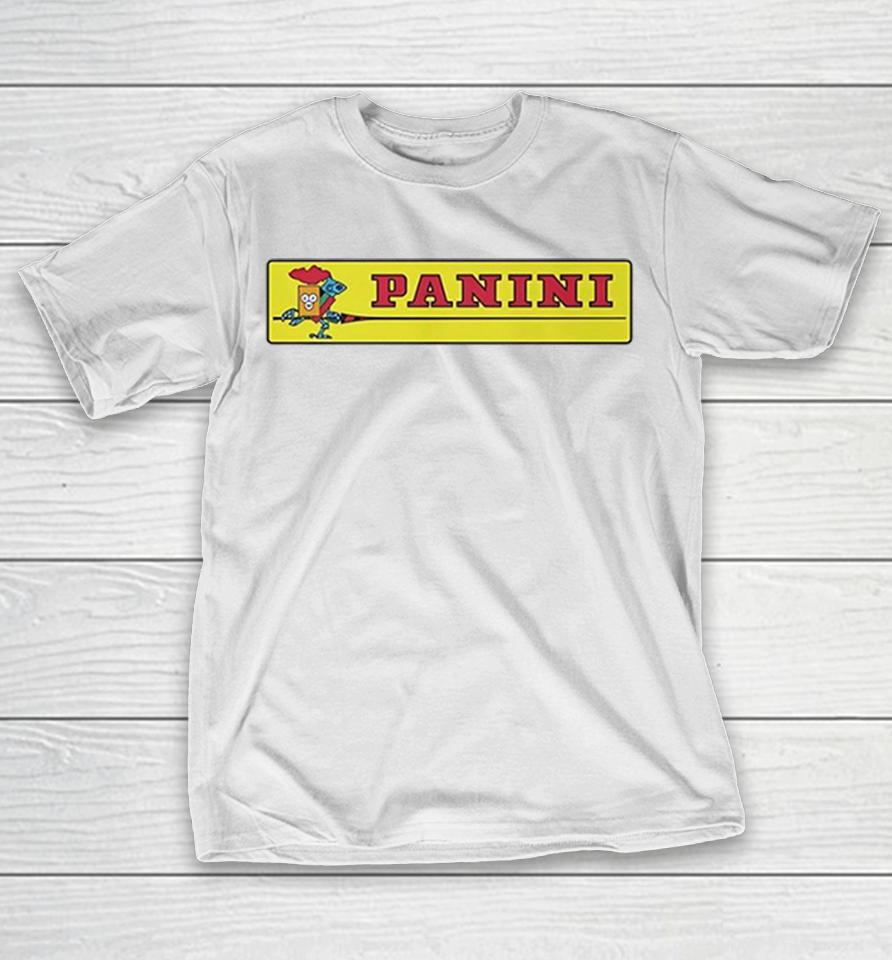 Panini Logo Knight Shield Parody Sports Collectibles Shirts 1 Panini Logo Knight Shield Parody Sports Collectibles Shirts