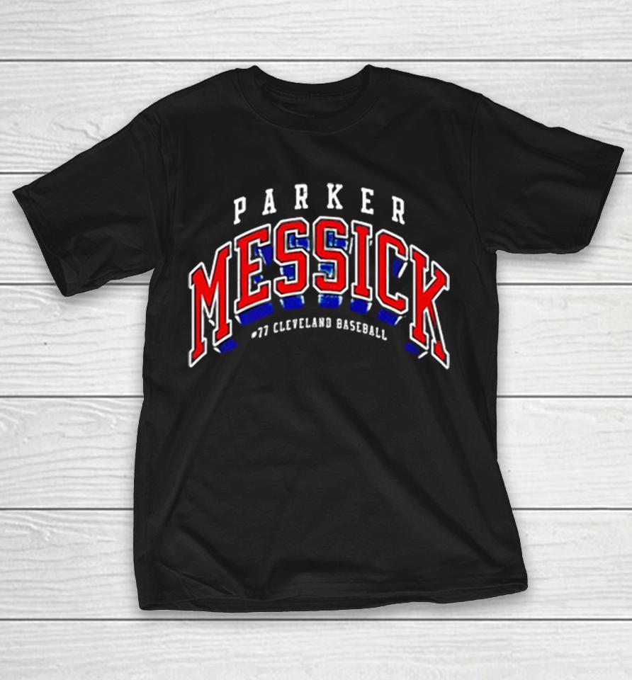 Parker Messick 77 Cleveland Guardians Mlb Arch Logo Shirts 1 Parker Messick 77 Cleveland Guardians Mlb Arch Logo Shirts