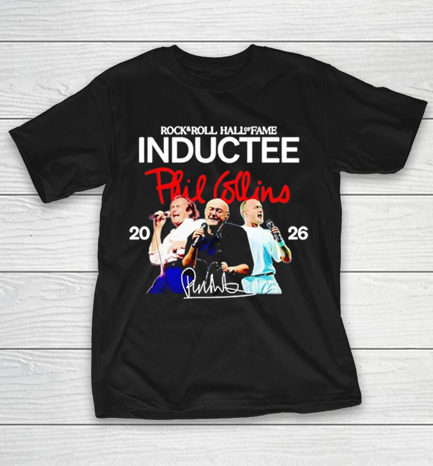 Phil Collins Rock And Roll Hall Of Fame Vocalist Inductee 2026 Shirts 1 Phil Collins Rock And Roll Hall Of Fame Vocalist Inductee 2026 Shirts