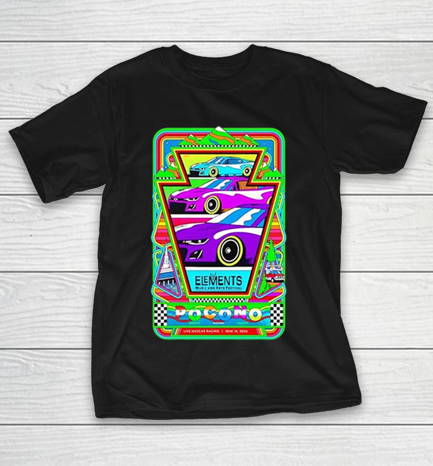 Pocono Raceway Live Nascar Racing 2026 Elements Music And Arts Festival Shirts 1 Pocono Raceway Live Nascar Racing 2026 Elements Music And Arts Festival Shirts