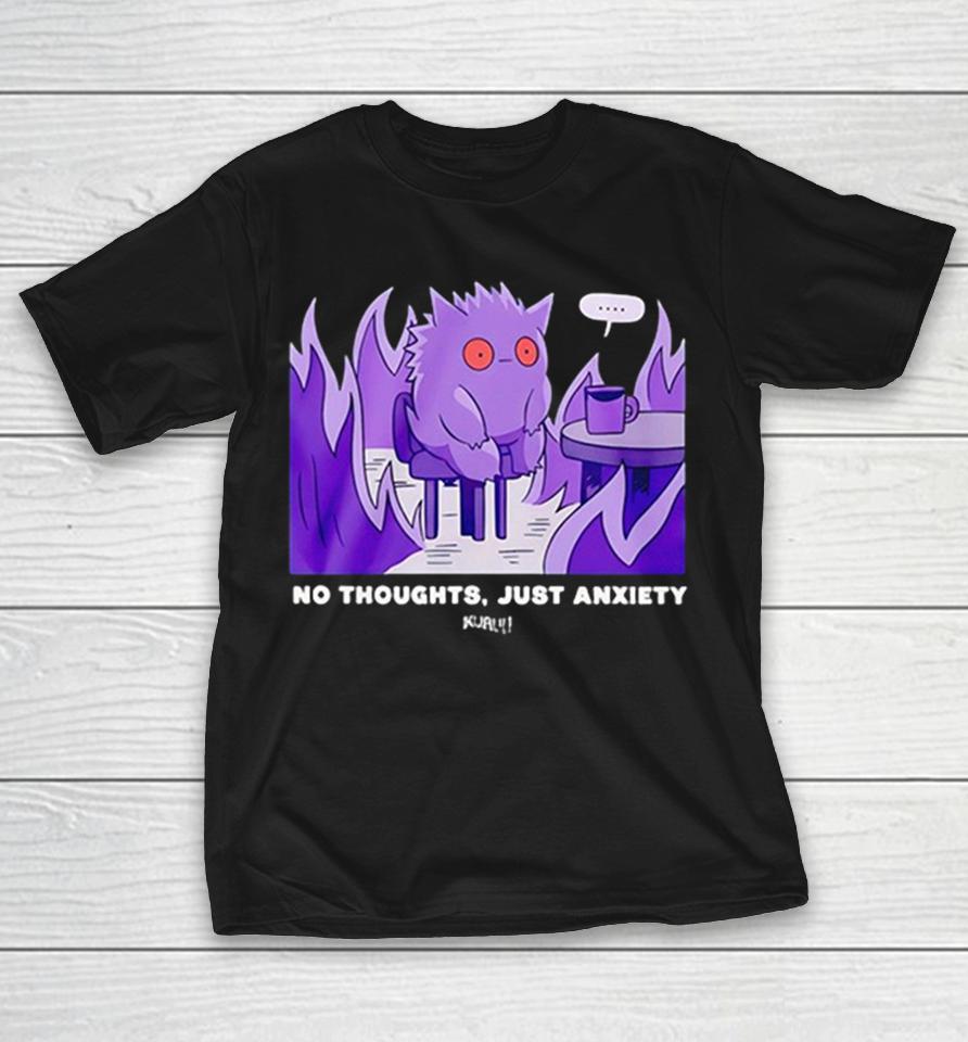 Pokemon Gengar No Thoughts Just Anxiety Shirts 1 Pokemon Gengar No Thoughts Just Anxiety Shirts
