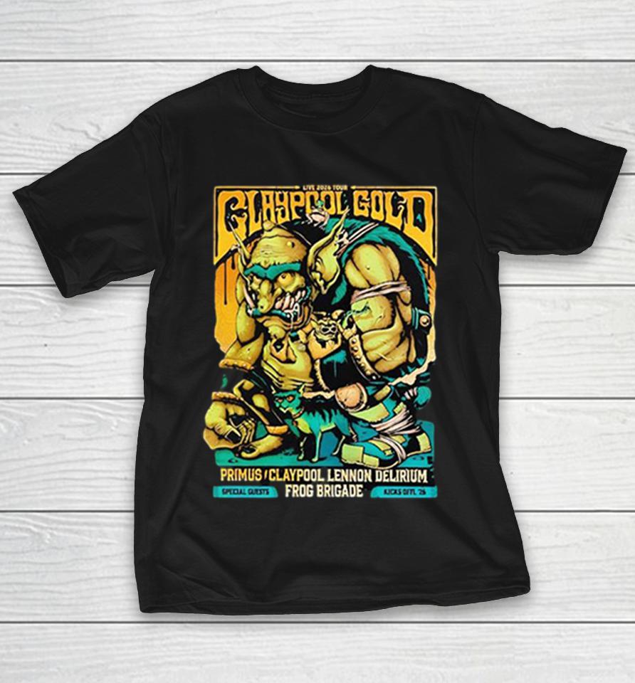 Primus Claypool Gold Frog Brigade Monster Retro Shirts 1 Primus Claypool Gold Frog Brigade Monster Retro Shirts