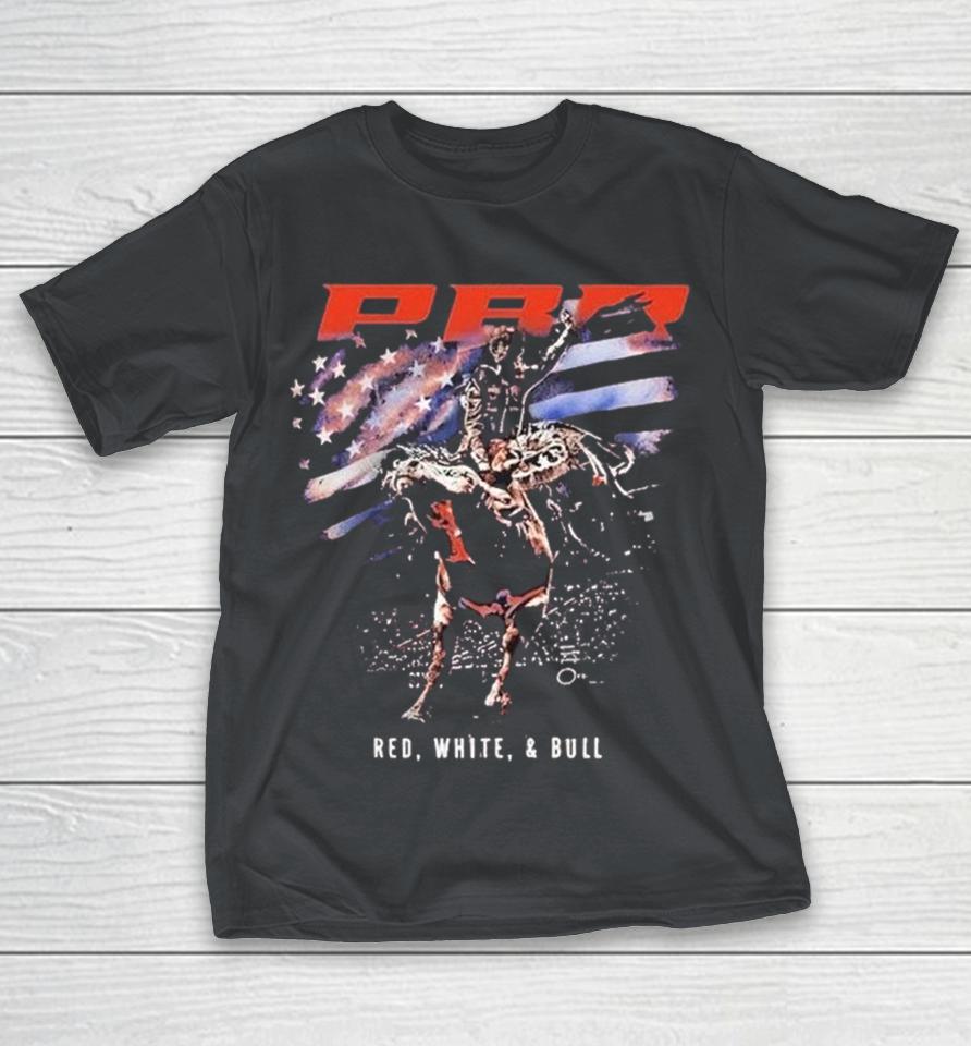 Professional Bull Riding Pbr Red, White, &Amp; Bull American Flag Spotlight Shirts 1 Professional Bull Riding Pbr Red, White, &Amp; Bull American Flag Spotlight Shirts
