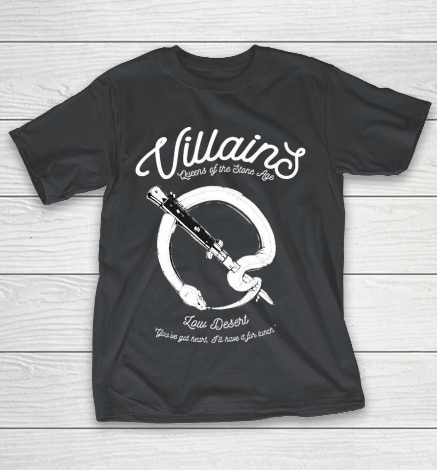 Queens Of The Stone Age Q Villains Low Desert You’ve Got Heart I’ll Have If For Lunch Snake Shirts 1 Queens Of The Stone Age Q Villains Low Desert You’ve Got Heart I’ll Have If For Lunch Snake Shirts