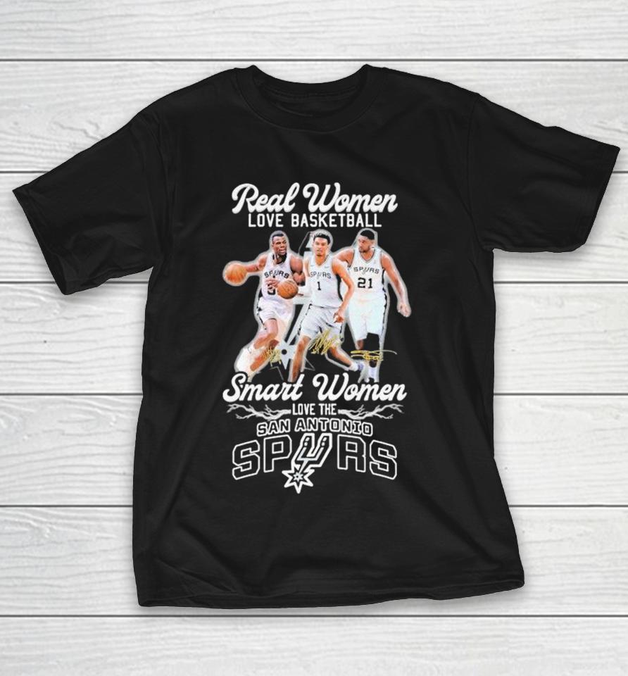 Real Women Love Basketball Smart Women Love The San Antonio Spurs Signatures Shirts 1 Real Women Love Basketball Smart Women Love The San Antonio Spurs Signatures Shirts