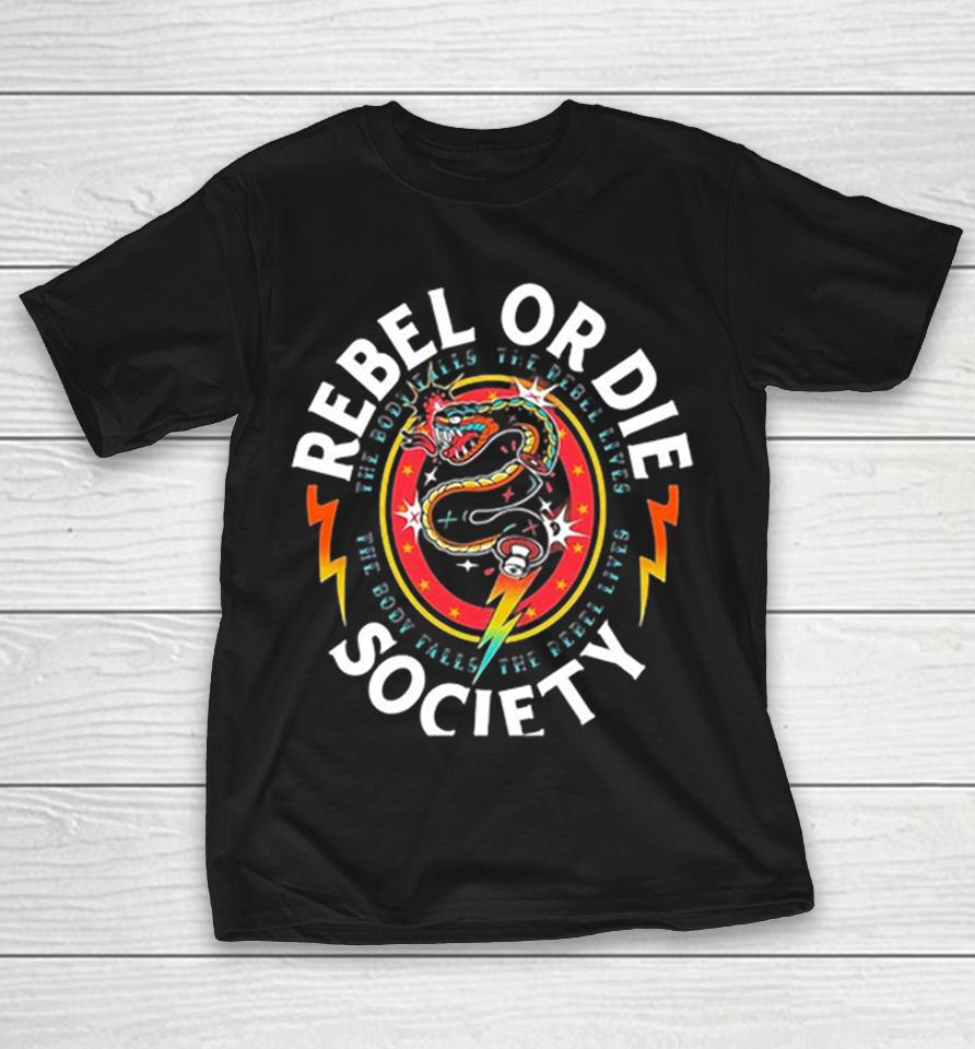 Rebel Or Die Society Snake Lightning Bolt Graphic Shirts 1 Rebel Or Die Society Snake Lightning Bolt Graphic Shirts