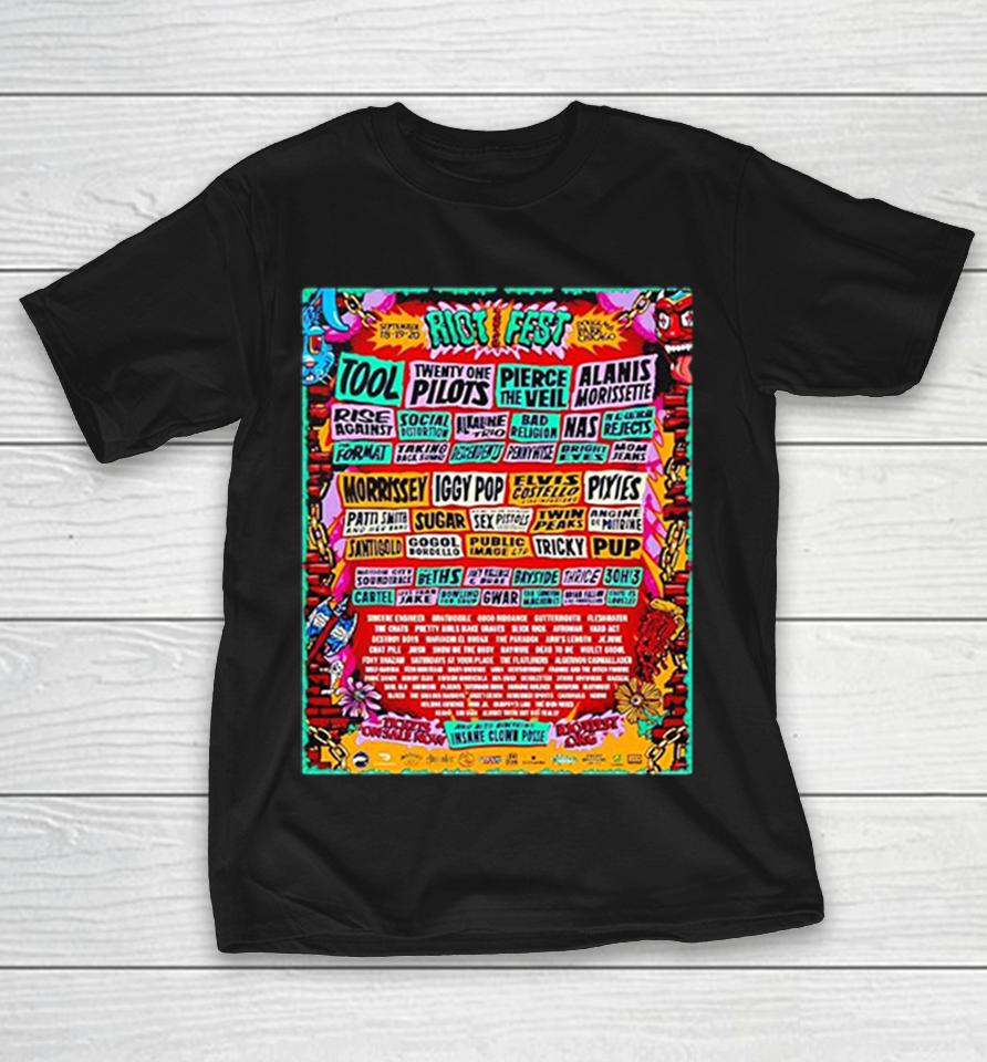Riot Fest Full Lineup At Douglass Park Chicago On September 18 19 20 2026 Poster Shirts 1 Riot Fest Full Lineup At Douglass Park Chicago On September 18 19 20 2026 Poster Shirts