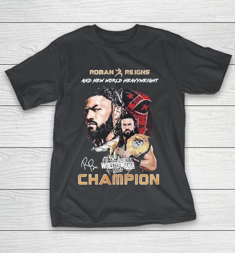 Roman Reigns New World Heavyweight Champion Wrestlemania Vegas 2026 Shirts 1 Roman Reigns New World Heavyweight Champion Wrestlemania Vegas 2026 Shirts