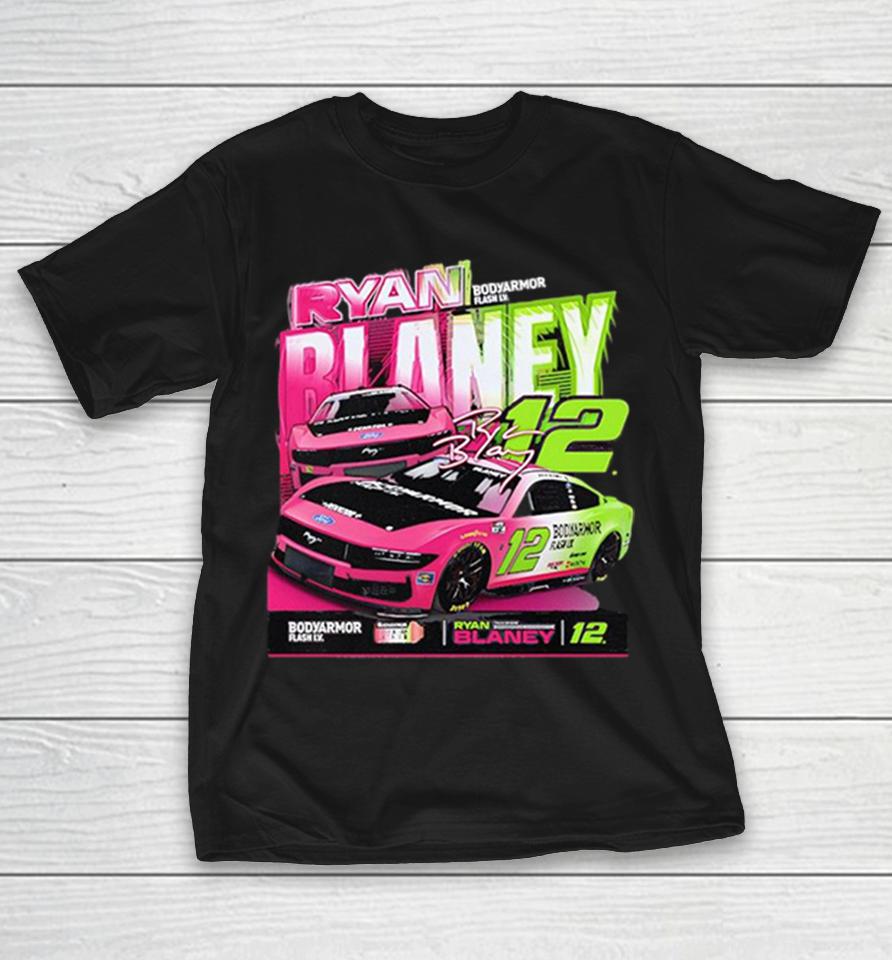 Ryan Blaney 12 Bodyarmor Flash Iv Penske Ford Goodyear Pennzoil Nascar Shirts 1 Ryan Blaney 12 Bodyarmor Flash Iv Penske Ford Goodyear Pennzoil Nascar Shirts