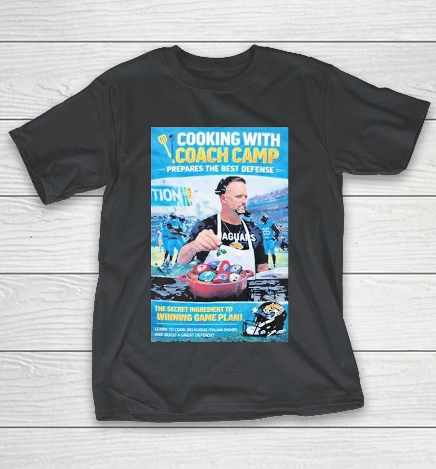 Ryan Nielsen Wearing Cooking With Coach Camp Prepares The Best Defense The Secret Ingredient To Winning Game Plan Jacksonville Jaguars Shirts 1 Ryan Nielsen Wearing Cooking With Coach Camp Prepares The Best Defense The Secret Ingredient To Winning Game Plan Jacksonville Jaguars Shirts