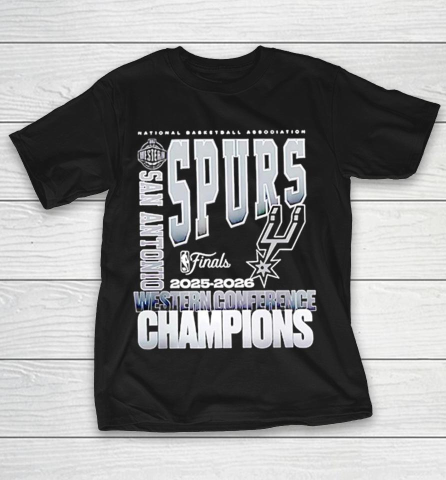 San Antonio Spurs 2025 2026 Nba Western Conference Champions Shirts 1 San Antonio Spurs 2025 2026 Nba Western Conference Champions Shirts