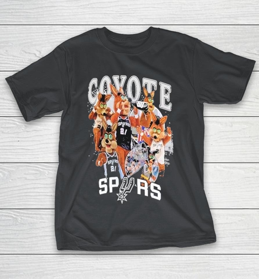 San Antonio Spurs Coyote Stadium Mascot Crossroads Shirts 1 San Antonio Spurs Coyote Stadium Mascot Crossroads Shirts