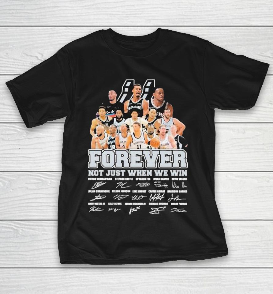 San Antonio Spurs Forever Not Just When We Win Players Team 2026 Shirts 1 San Antonio Spurs Forever Not Just When We Win Players Team 2026 Shirts
