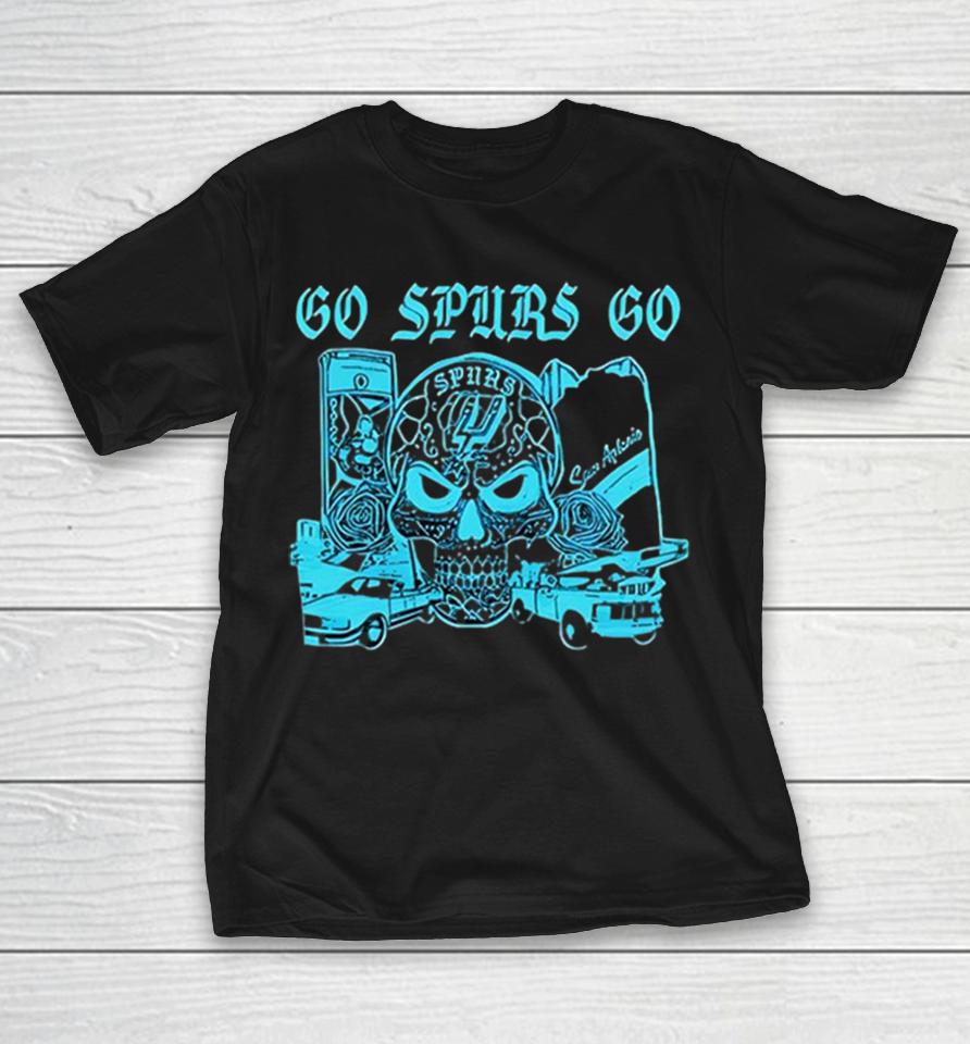 San Antonio Spurs Go Skull Shirts 1 San Antonio Spurs Go Skull Shirts