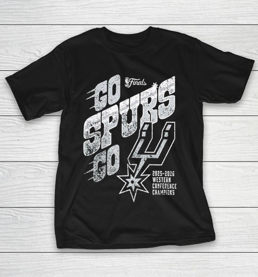 San Antonio Spurs Nba 2025 2026 Western Conference Champions Go Spurs Go Finals Shirts 1 San Antonio Spurs Nba 2025 2026 Western Conference Champions Go Spurs Go Finals Shirts