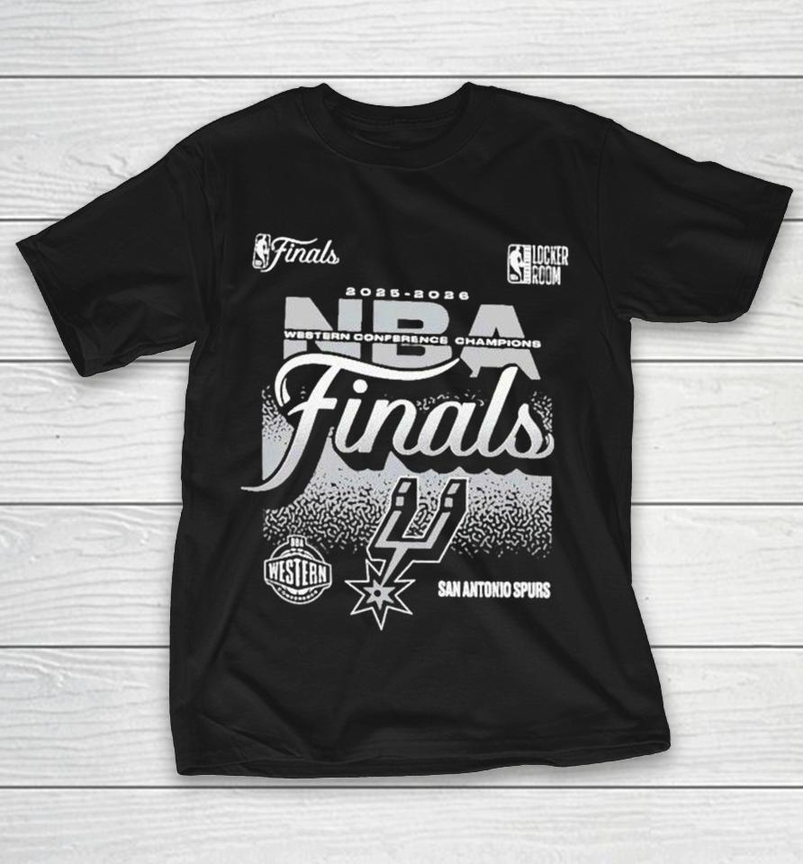 San Antonio Spurs Nba Finals 2026 Western Conference Finals Champions Locker Room Shirts 1 San Antonio Spurs Nba Finals 2026 Western Conference Finals Champions Locker Room Shirts