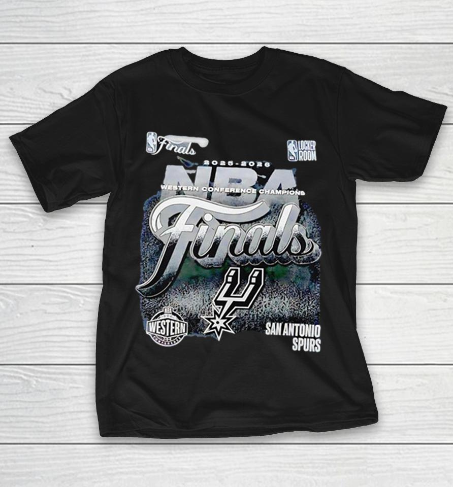 San Antonio Spurs Nba Western Conference Champions Finals 2025 2026 Locker Room Shirts 1 San Antonio Spurs Nba Western Conference Champions Finals 2025 2026 Locker Room Shirts