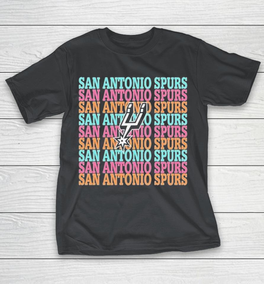 San Antonio Spurs Repeat Logo Shirts 1 San Antonio Spurs Repeat Logo Shirts