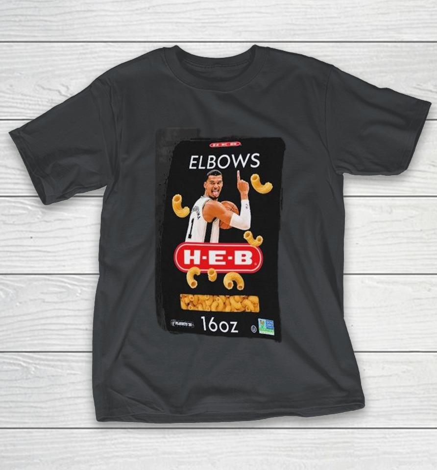 San Antonio Spurs Victor Wembanyama Elbows Heb 16Oz Shirts 1 San Antonio Spurs Victor Wembanyama Elbows Heb 16Oz Shirts