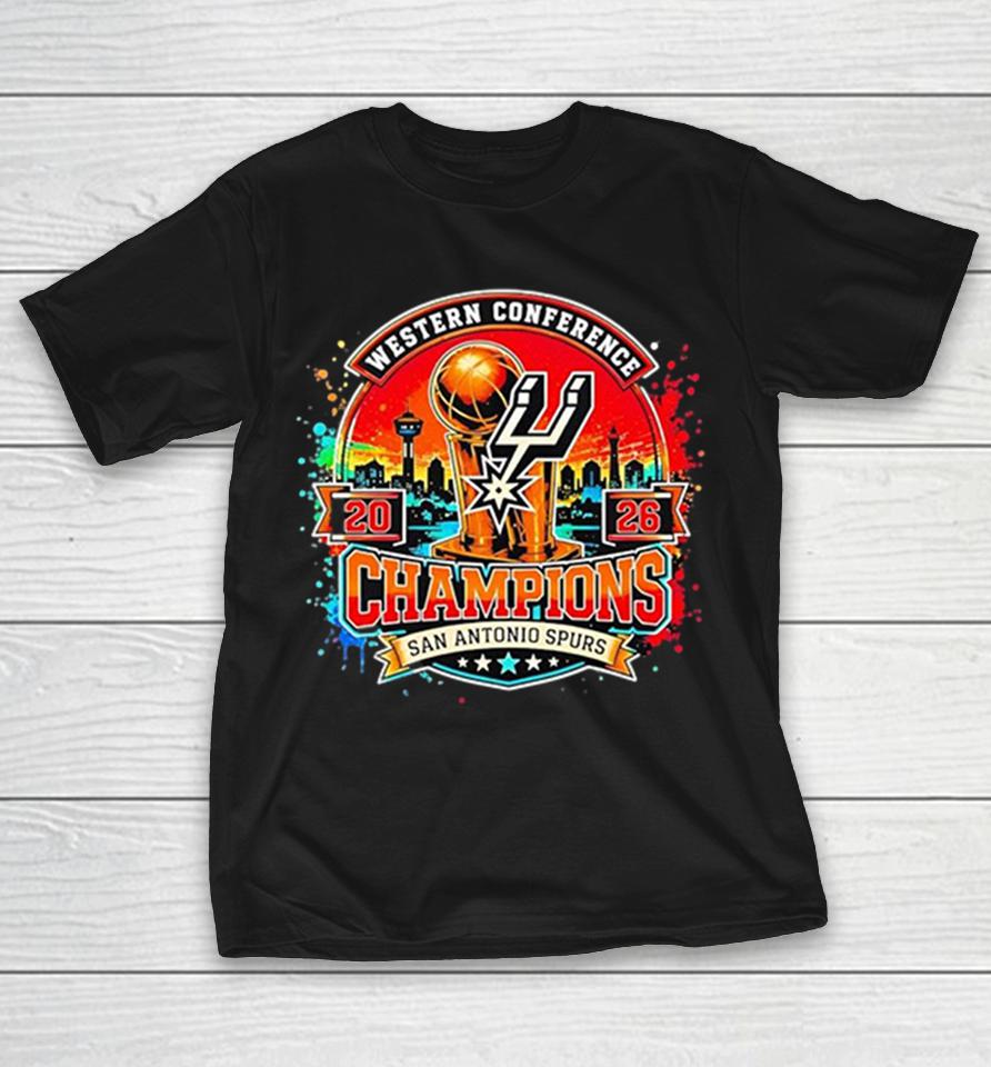 San Antonio Spurs Western Conference 20 26 Champions San Antonio Spurs Shirts 1 San Antonio Spurs Western Conference 20 26 Champions San Antonio Spurs Shirts
