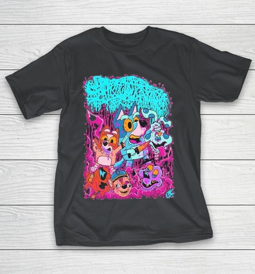 Sanguisugabogg Bluey Nightmare Curly Bluey Shirts 1 Sanguisugabogg Bluey Nightmare Curly Bluey Shirts