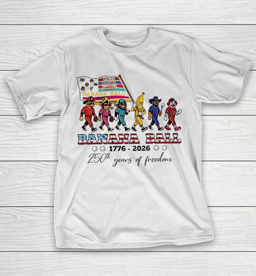 Savannah Bananas Banana Ball Parade 1776 – 2026 250Th Years Of Freedom Shirts 1 Savannah Bananas Banana Ball Parade 1776 – 2026 250Th Years Of Freedom Shirts