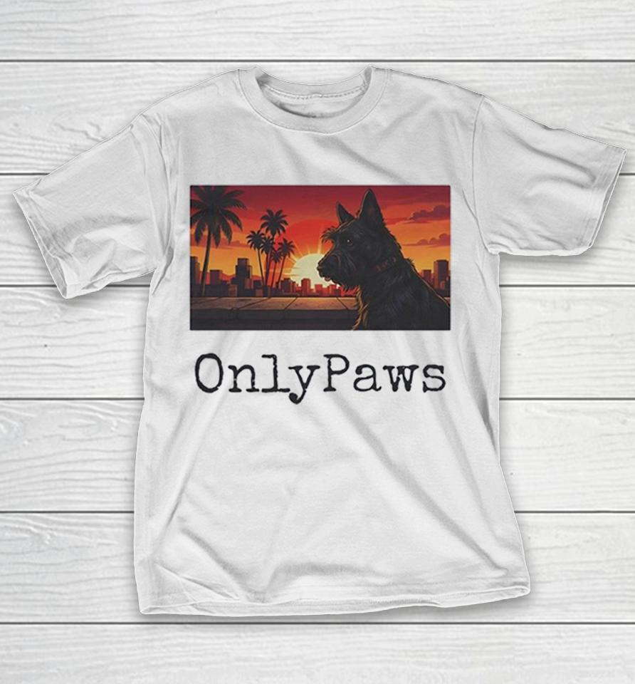 Scottish Terrier Onlypaws Sunset Dog Shirts 1 Scottish Terrier Onlypaws Sunset Dog Shirts