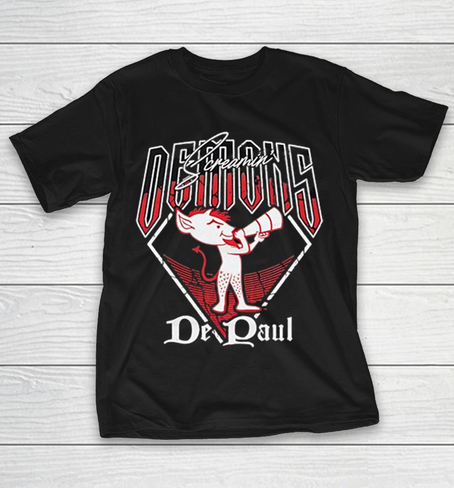 Screamin Demons Depaul University Blue Demons Ncaa 500 Level Shirts 1 Screamin Demons Depaul University Blue Demons Ncaa 500 Level Shirts