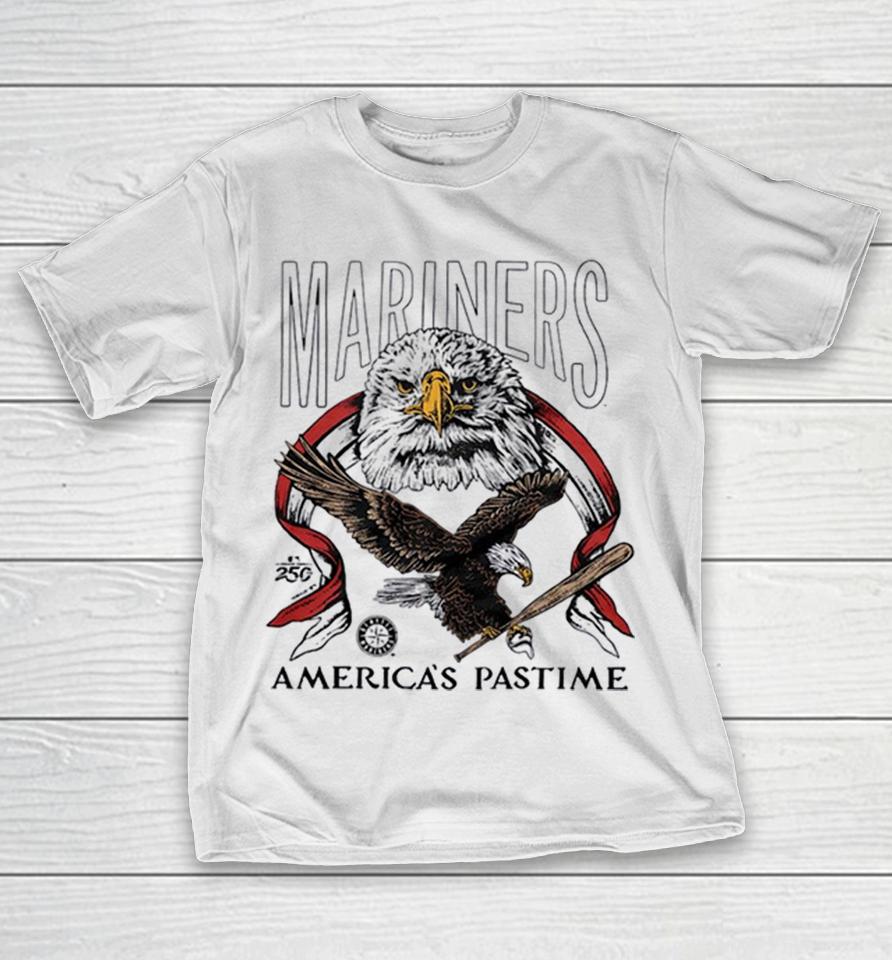 Seattle Mariners America’s Pastime Eagle Baseball 250Th Shirts 1 Seattle Mariners America’s Pastime Eagle Baseball 250Th Shirts