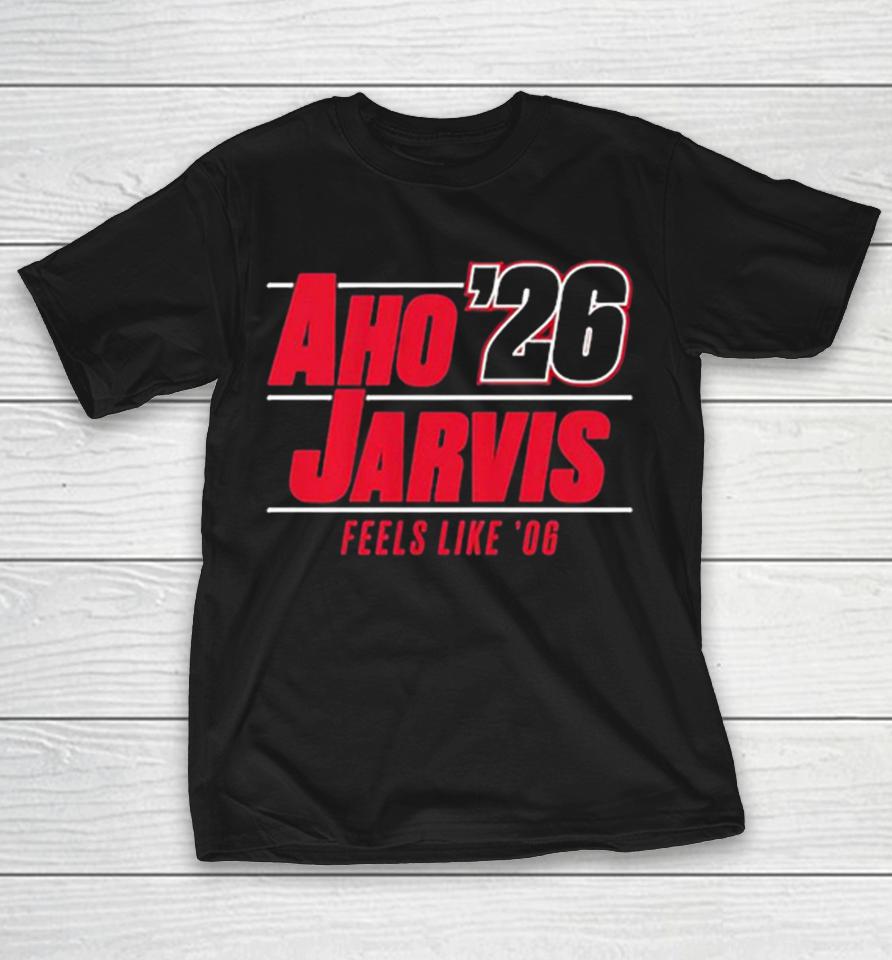 Seth Jarvis And Sebastian Aho Carolina Hurricanes Nhl Feels Like ’06 Shirts 1 Seth Jarvis And Sebastian Aho Carolina Hurricanes Nhl Feels Like ’06 Shirts