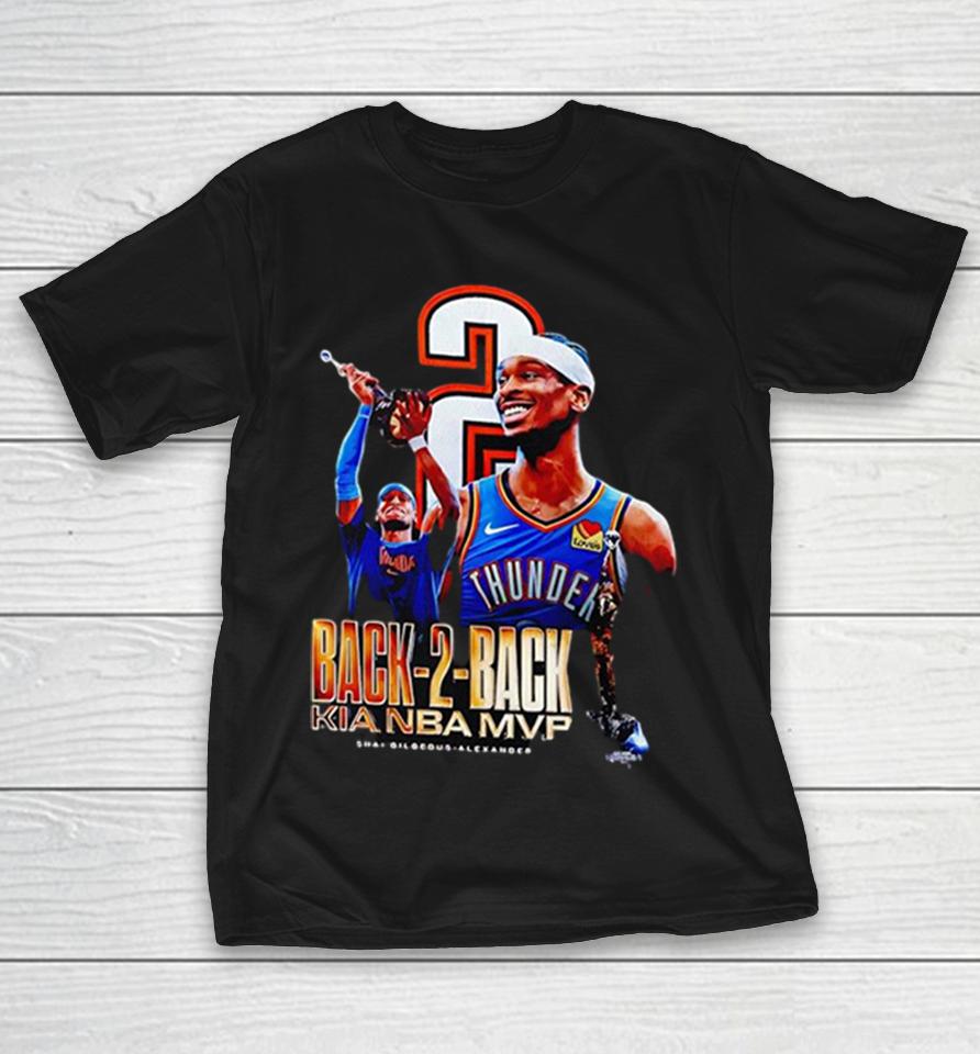 Shai Gilgeous Alexander Oklahoma City Thunder 2 Back 2 Back Kia Nba Mvp Loves Shirts 1 Shai Gilgeous Alexander Oklahoma City Thunder 2 Back 2 Back Kia Nba Mvp Loves Shirts