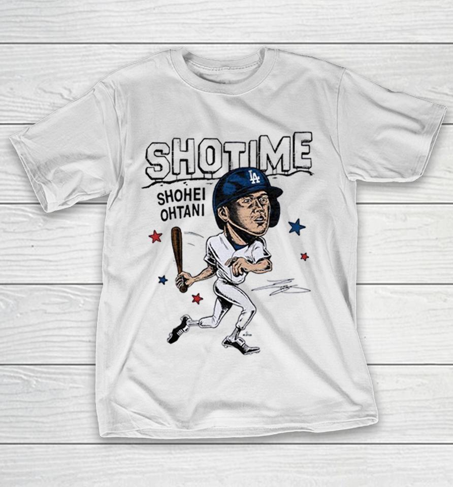 Shohei Ohtani Los Angeles Dodgers Shotime Caricature Shirts 1 Shohei Ohtani Los Angeles Dodgers Shotime Caricature Shirts
