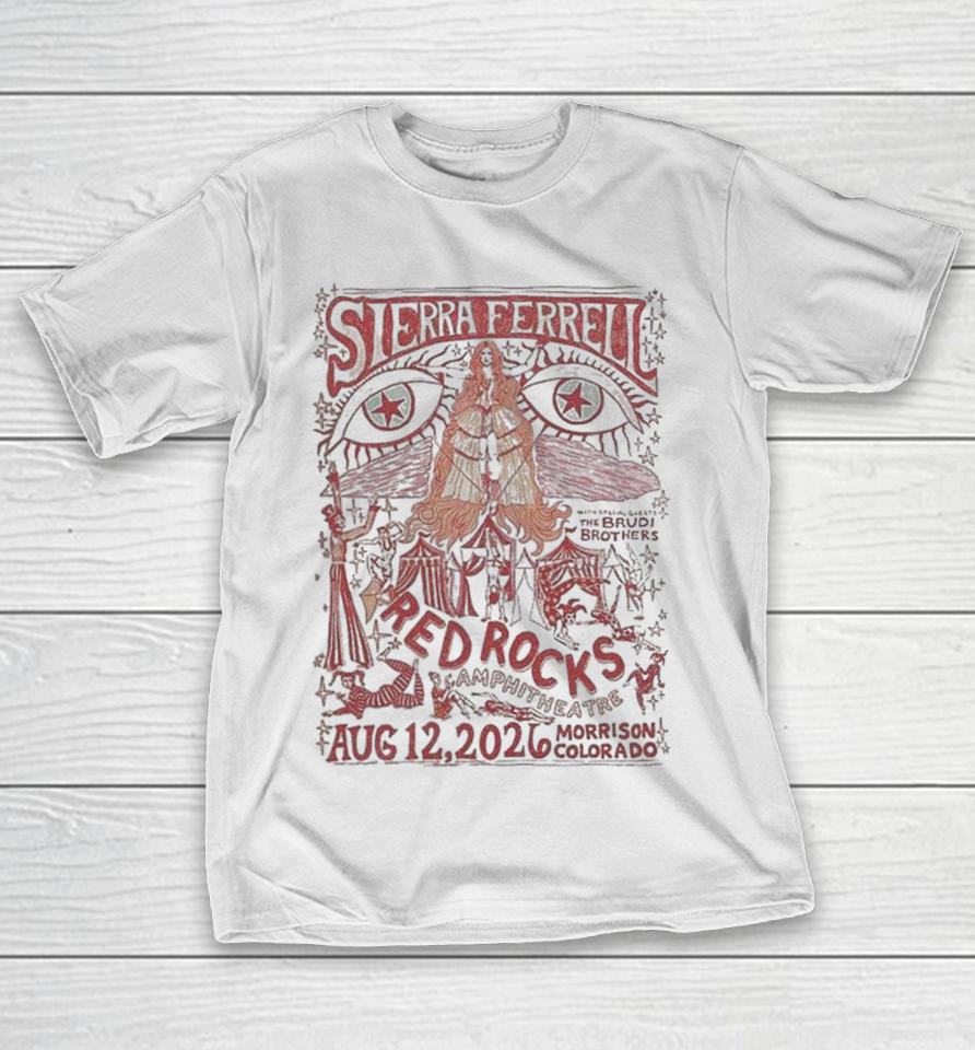 Sierra Ferrell Morrison Colorado Live At Red Rocks Amphitheatre On August 12 2026 Shirts 1 Sierra Ferrell Morrison Colorado Live At Red Rocks Amphitheatre On August 12 2026 Shirts