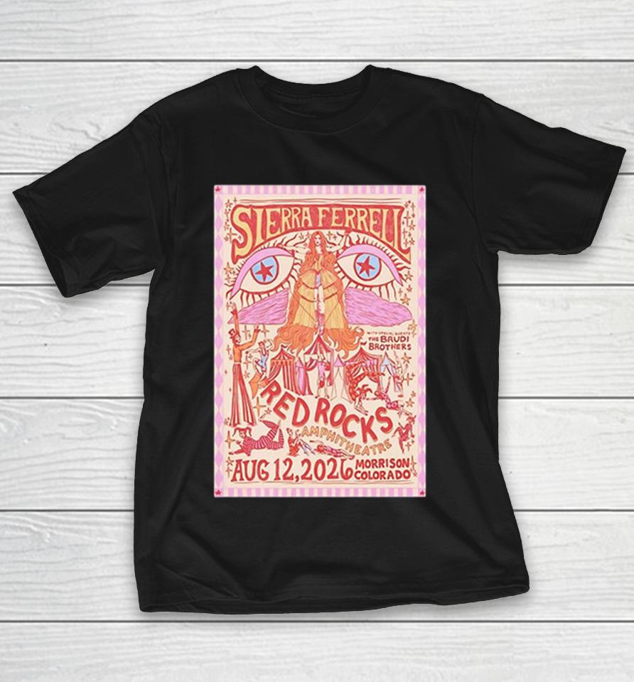 Sierra Ferrell Red Rocks Amphitheatre Aug 12 2026 Concert Shirts 1 Sierra Ferrell Red Rocks Amphitheatre Aug 12 2026 Concert Shirts