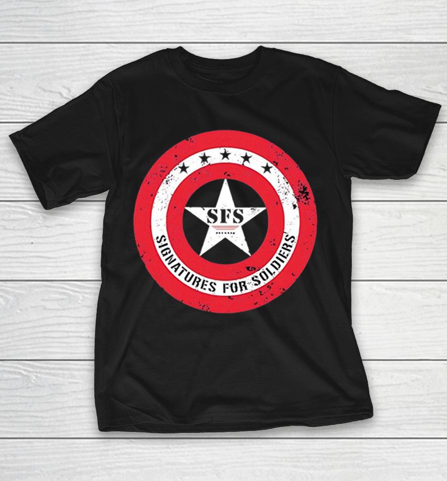 Signatures For Soldiers Star Shield Sfs Shirts 1 Signatures For Soldiers Star Shield Sfs Shirts