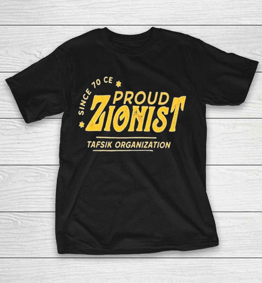 Since 70 Ce Proud Zionist Tafsik Organization Shirts 1 Since 70 Ce Proud Zionist Tafsik Organization Shirts