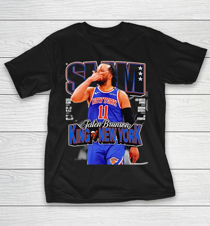 Slam Jalen Brunson New York Knicks King Of New York Shirts 1 Slam Jalen Brunson New York Knicks King Of New York Shirts