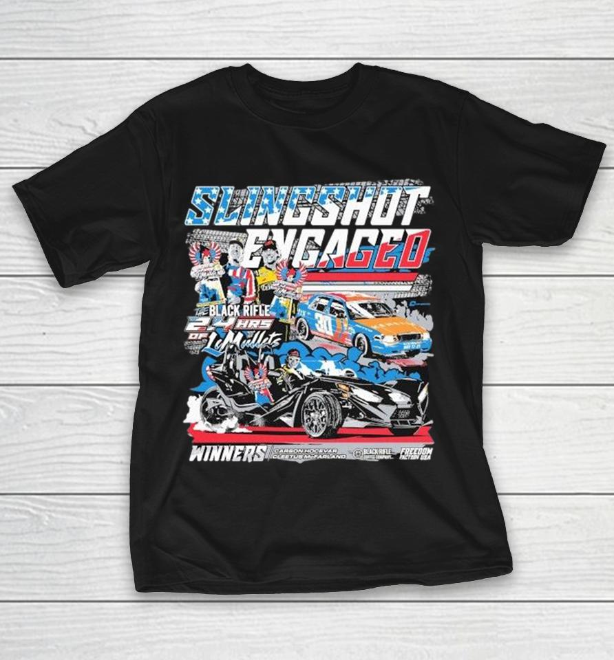 Slingshot Engaged The Black Rifle 2.4 Hours Of Lemullets Winners Shirts 1 Slingshot Engaged The Black Rifle 2.4 Hours Of Lemullets Winners Shirts