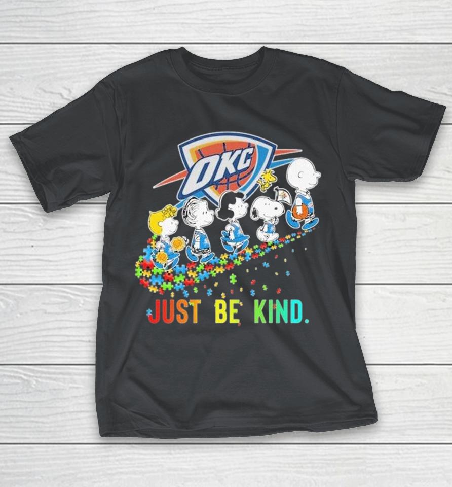 Snoopy And Characters Oklahoma City Thunder Just Be Kind Shirts 1 Snoopy And Characters Oklahoma City Thunder Just Be Kind Shirts
