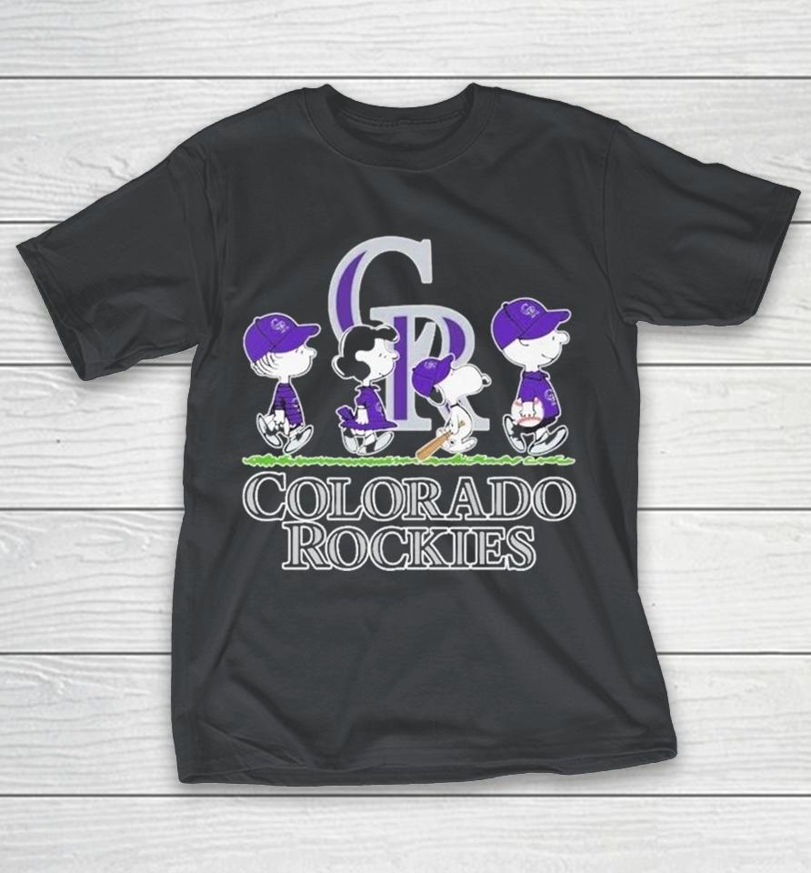 Snoopy And Characters The Peanuts X Colorado Rockies Shirts 1 Snoopy And Characters The Peanuts X Colorado Rockies Shirts