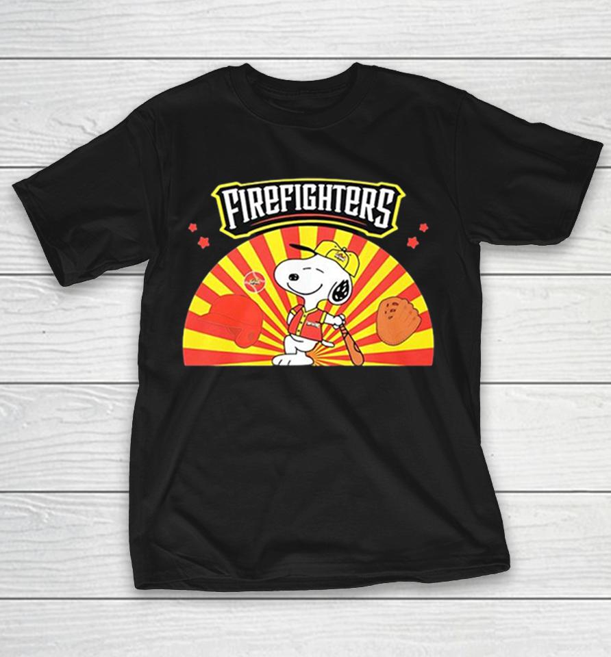 Snoopy Firefighters Baseball Shirts 1 Snoopy Firefighters Baseball Shirts