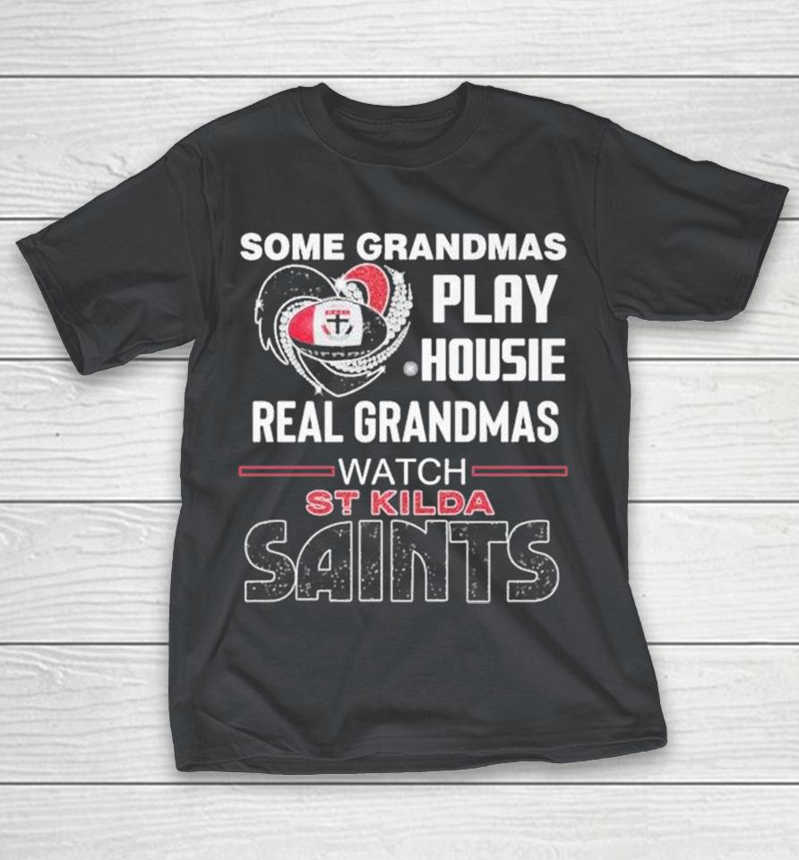 Some Grandmas Play Bingo Real Grandmas Watch St Kilda Saints Diamond Heart Shirts 1 Some Grandmas Play Bingo Real Grandmas Watch St Kilda Saints Diamond Heart Shirts