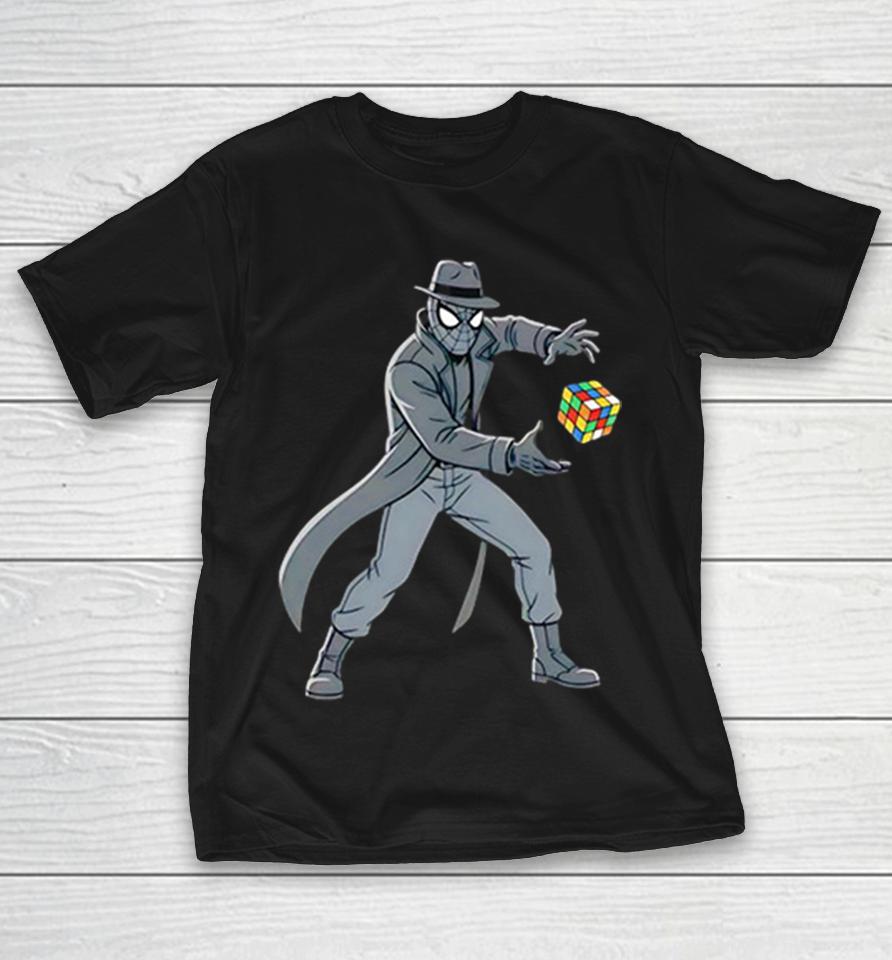 Spider-Man Noir Trench Coat Rubiks Cube Mystery Dark Shirts 1 Spider-Man Noir Trench Coat Rubiks Cube Mystery Dark Shirts