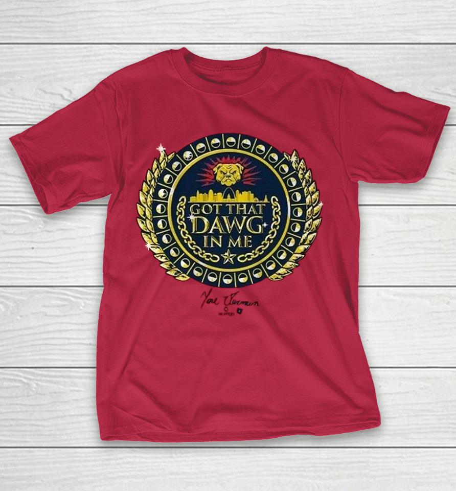 St. Louis Cardinals Got That Dawg In Me Chain Shirts 1 St. Louis Cardinals Got That Dawg In Me Chain Shirts