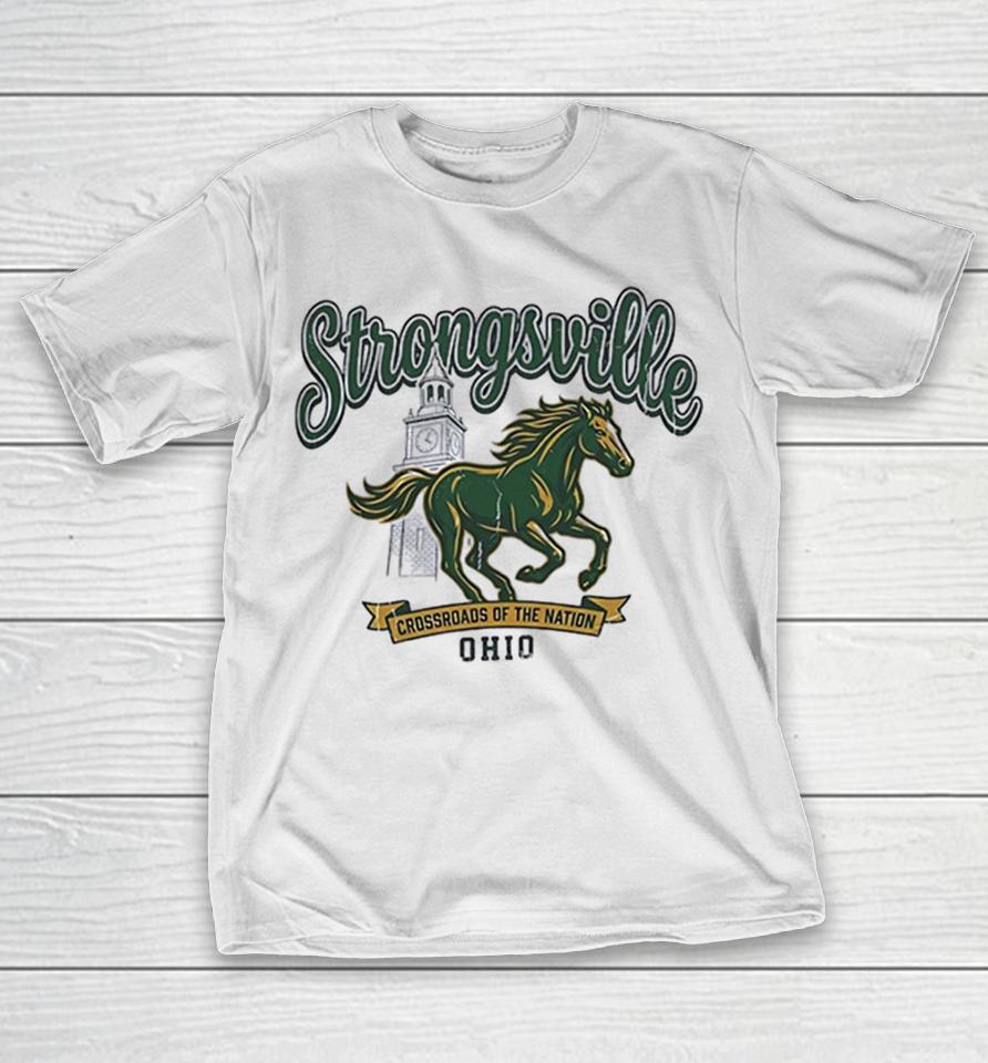 Strongsville Crossroads Of The Nation Ohio Horse Clock Tower Heritage Shirts 1 Strongsville Crossroads Of The Nation Ohio Horse Clock Tower Heritage Shirts