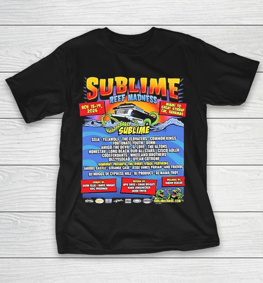 Sublime Reef Madness Nov 15 19 2026 Miami To Great Stirrup Cay Bahamas Music Shirts 1 Sublime Reef Madness Nov 15 19 2026 Miami To Great Stirrup Cay Bahamas Music Shirts