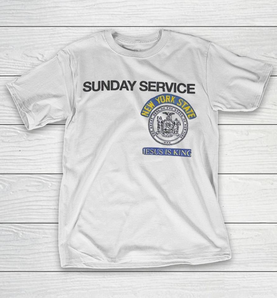Sunday Service New York State Jesus Is King Seal Shirts 1 Sunday Service New York State Jesus Is King Seal Shirts